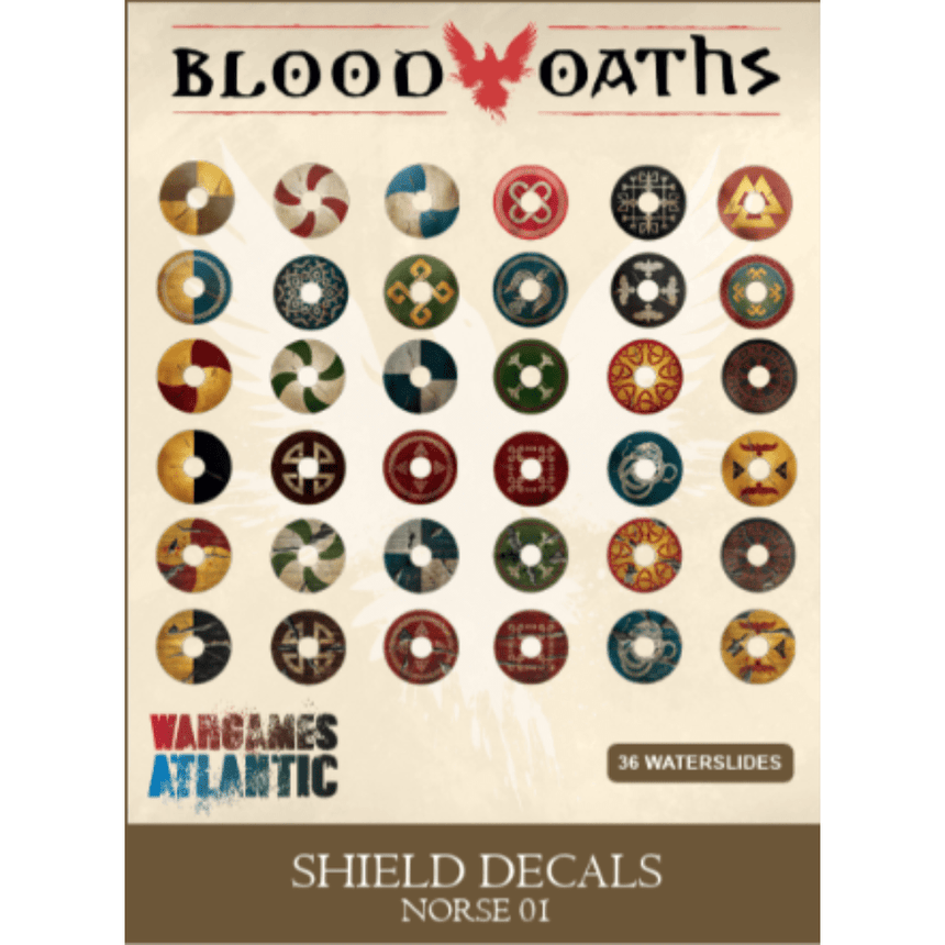 Shield Decals: Norse 01 - Wargames Atlantic - WAAWS004-006