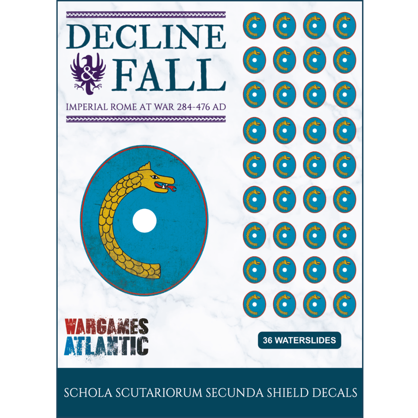 Shield Decals: Schola Scutariorum Secunda - Wargames Atlantic - WAAWS011