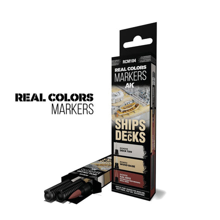 Ships And Decks - Real Colors Markers (3er-Set)