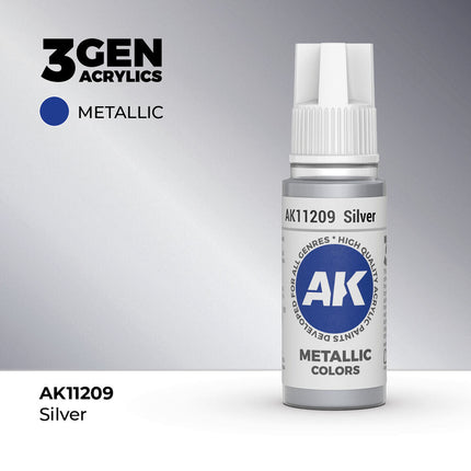 AK Interactive 3rd Generation - Silver 18 ml