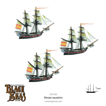 Sloops Squadron - Schiffe - Warlord Games - 792410004
