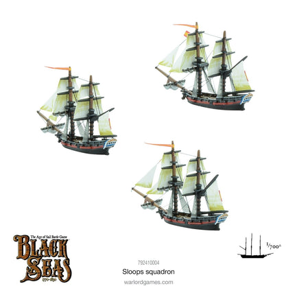 Sloops Squadron - Schiffe - Warlord Games - 792410004