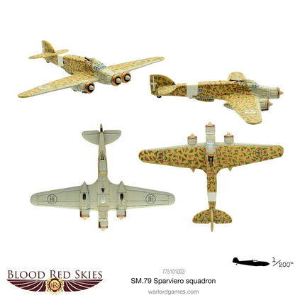 SM.79 Sparviero Squadron - Flugzeuge - Warlord Games - 775101003