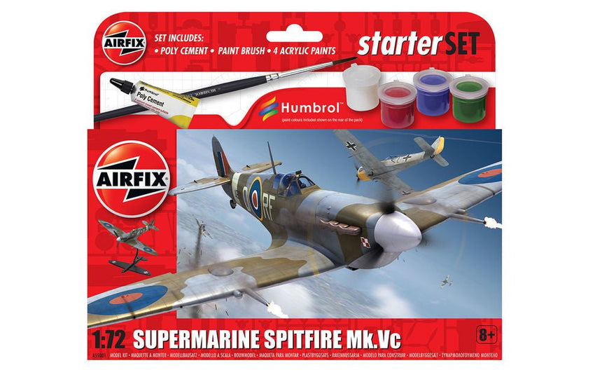 Small Beginners Set Supermarine Spitfire MkVc - Flugzeuge - Airfix - A55001