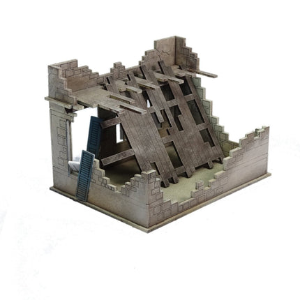 Small Destroyed North Africa House - Gelände - Sarissa - N110