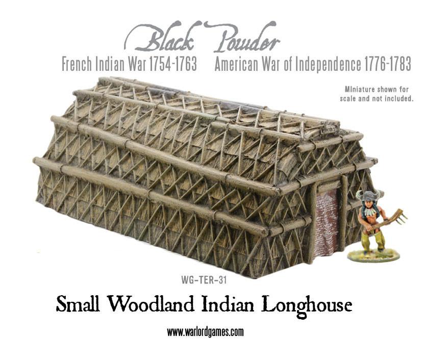 Small Woodland Indian Longhouse - Gelände - Warlord Games - WG-TER-31