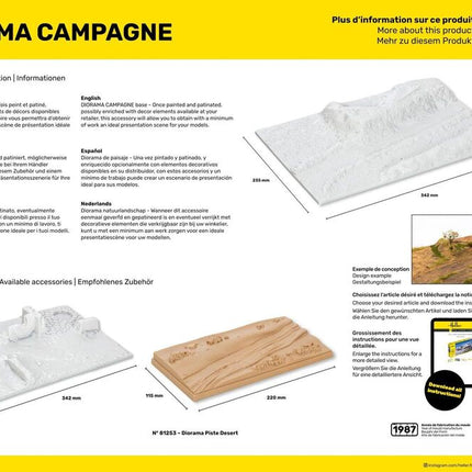 Socle Diorama Campagne