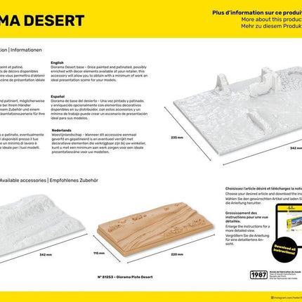 Socle Diorama Desert