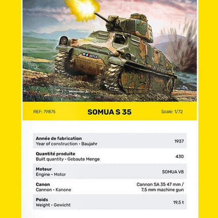 Somua S35 - Panzer - Heller - 79875
