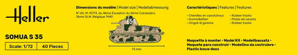 Somua S35 - Panzer - Heller - 79875