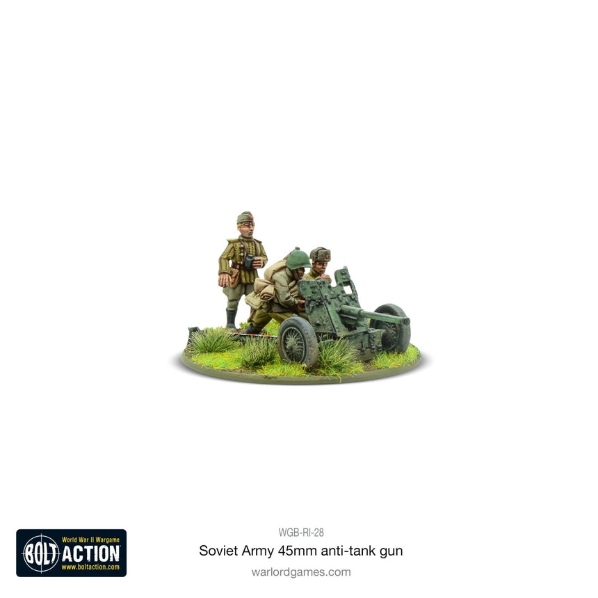 Soviet 45mm Anti - Tank Gun - Artillerie - Warlord Games - WGB-RI-28
