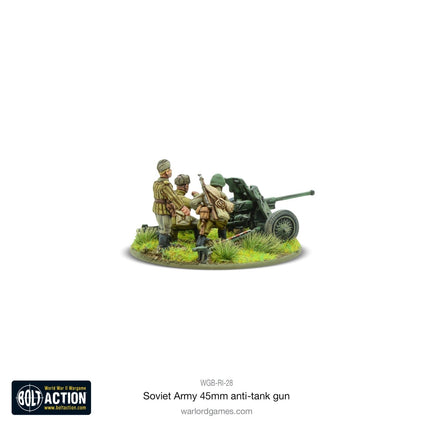 Soviet 45mm Anti - Tank Gun - Artillerie - Warlord Games - WGB-RI-28