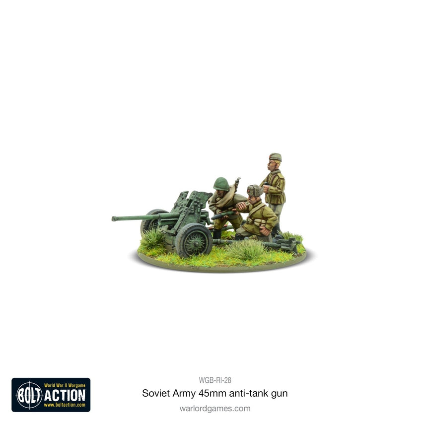 Soviet 45mm Anti - Tank Gun - Artillerie - Warlord Games - WGB-RI-28
