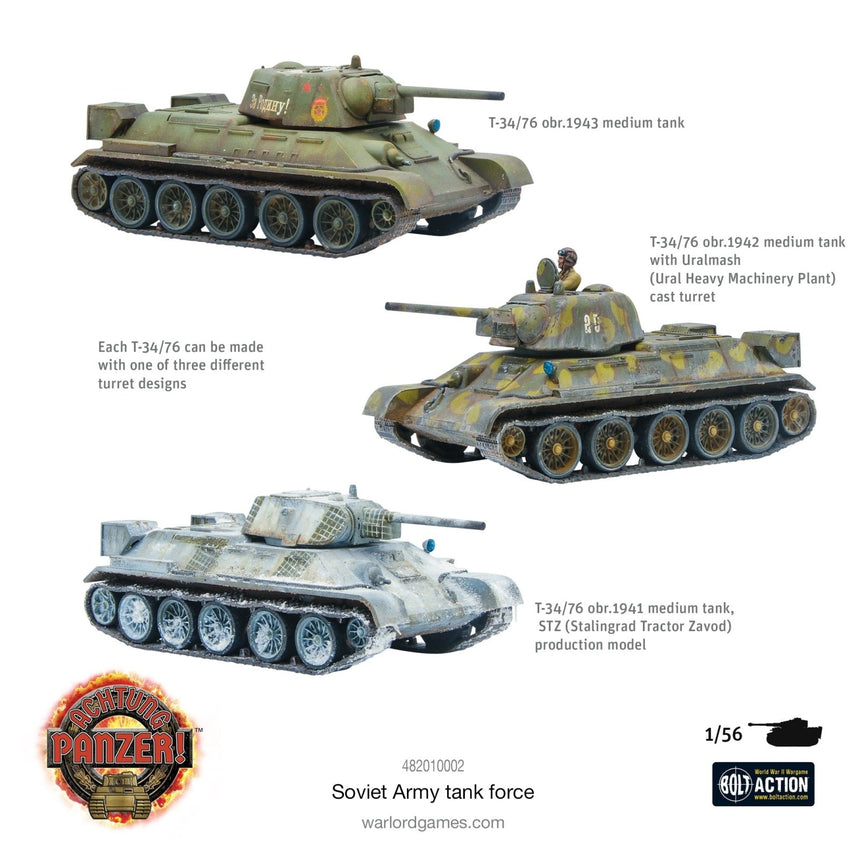 Soviet Army Tank Force - Starterset - Warlord Games - 482010002
