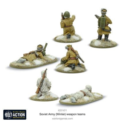 Soviet Army (Winter) Weapons Teams - Infanterie - Warlord Games - 402214011