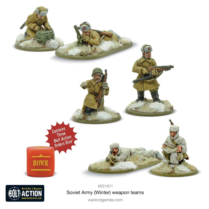 Soviet Army (Winter) Weapons Teams - Infanterie - Warlord Games - 402214011