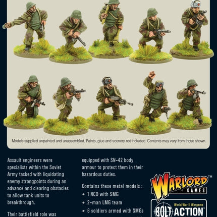 Soviet Assault Engineers Squad - Infanterie - Warlord Games - 402214003