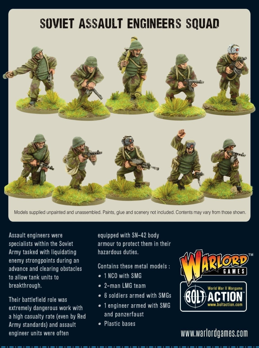 Soviet Assault Engineers Squad - Infanterie - Warlord Games - 402214003