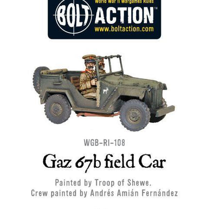 Soviet Gaz 67b field Car
