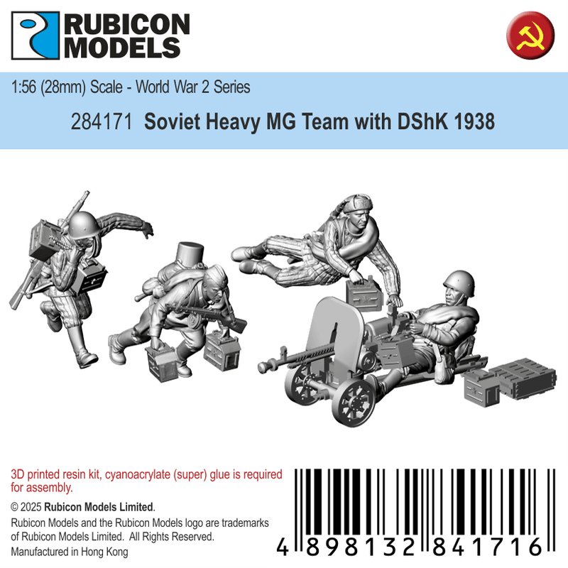 Soviet Heavy MG Team with DShK 1938 - Rubicon Models - 284171