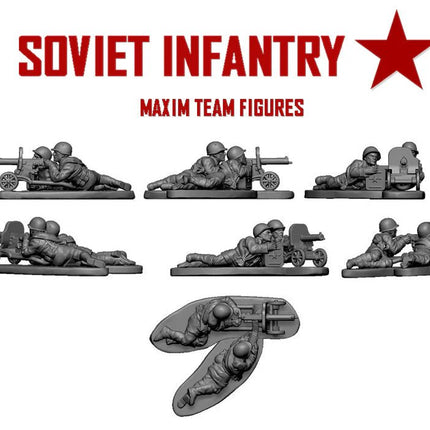 Soviet Infantry and Heavy Weapons 12mm - Infanterie - Victrix - VG12024
