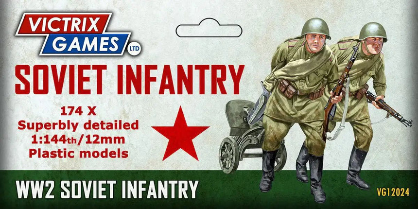 Soviet Infantry and Heavy Weapons 12mm - Infanterie - Victrix - VG12024