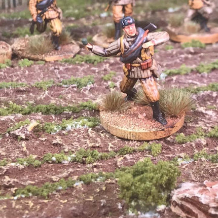 Soviet Infantry Throwing Grenade