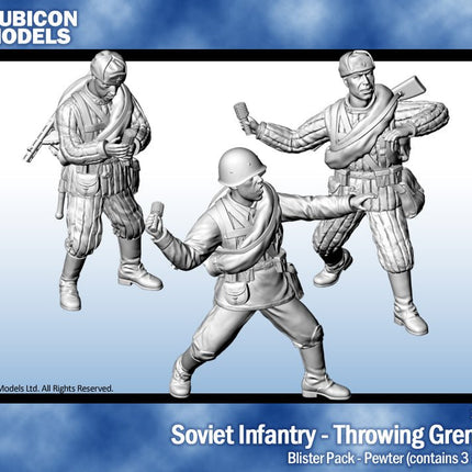 Soviet Infantry Throwing Grenade