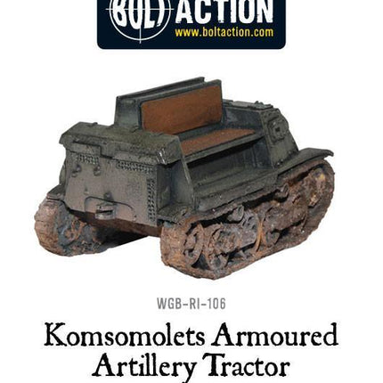 Soviet Komsomolets Armoured Artillery Tractor