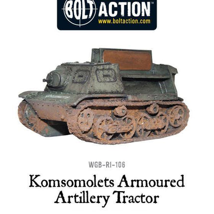 Soviet Komsomolets Armoured Artillery Tractor