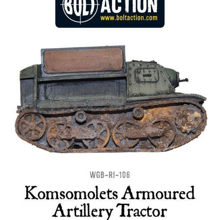 Soviet Komsomolets Armoured Artillery Tractor
