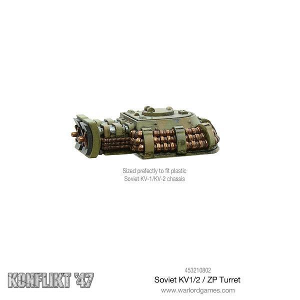 Soviet KV - 1/2 ZP Turret - Sonder - /Einzelmodelle - Warlord Games - 453210802