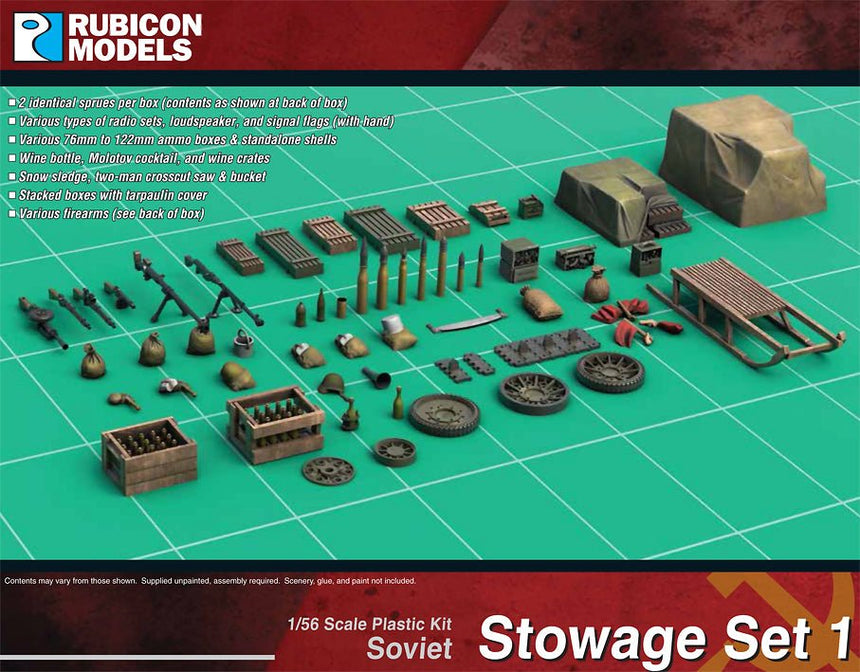 Soviet Stowage Set 1 - Zubehör - Rubicon Models UK Ltd - 280117