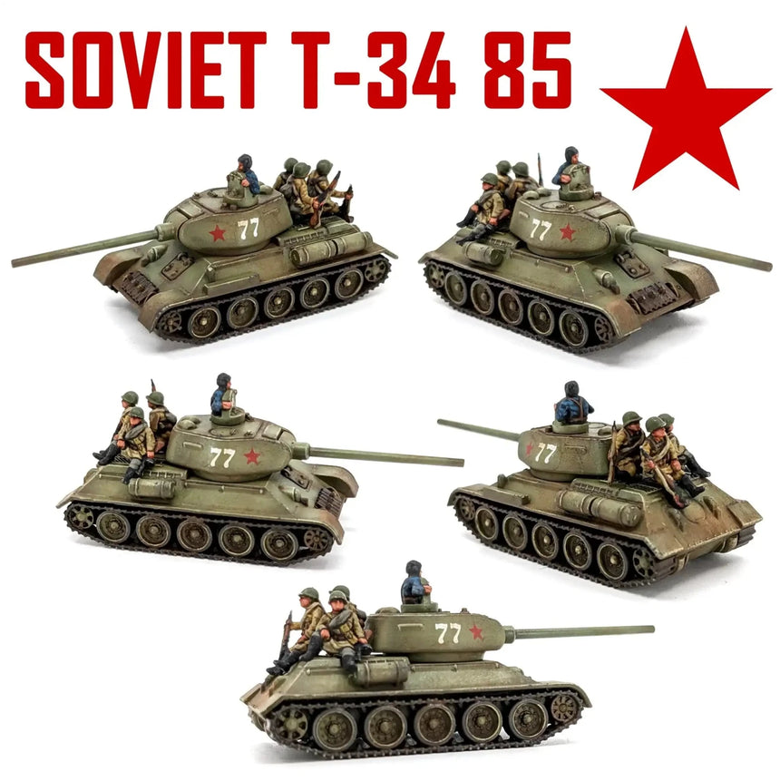 Soviet T34 76/85 12mm - Panzer - Victrix - VG12025