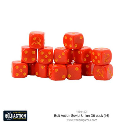 Soviet Union D6 Pack (16 Stk) - Zubehör - Warlord Games - 408404001