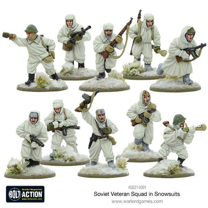 Soviet Veteran Squad in Snowsuits - Infanterie - Warlord Games - 402214001