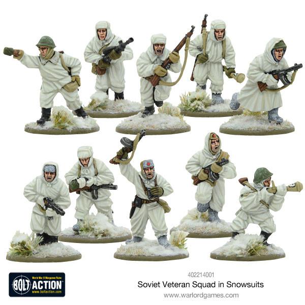 Soviet Veteran Squad in Snowsuits - Infanterie - Warlord Games - 402214001