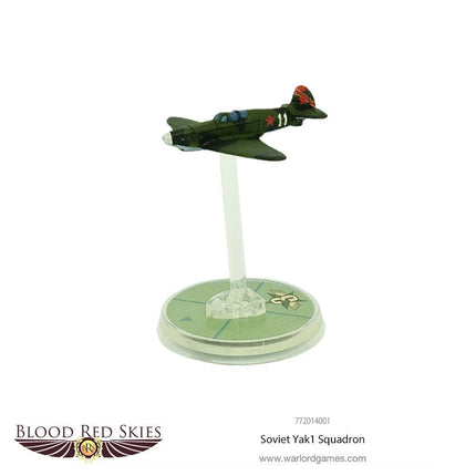 Soviet Yak1 6 Plane Squadron - Blood Red Skies - Warlord Games