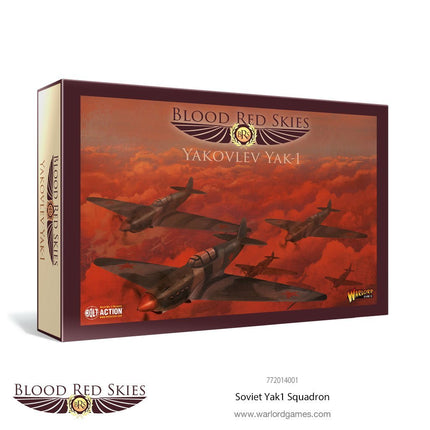 Soviet Yak1 6 Plane Squadron - Blood Red Skies - Warlord Games