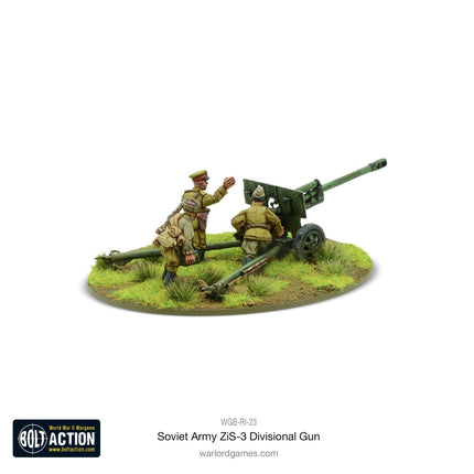 Soviet ZIS - 3 76mm Divisional Gun - Artillerie - Warlord Games - WGB-RI-23