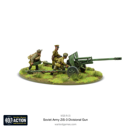Soviet ZIS - 3 76mm Divisional Gun - Artillerie - Warlord Games - WGB-RI-23