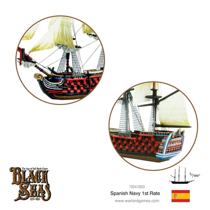 Spanish Navy 1st Rate - Schiffe - Warlord Games - 792413003