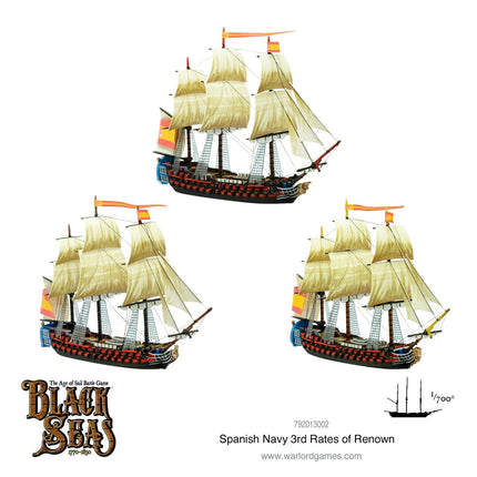 Spanish Navy 3rd Rates of Renown - Schiffe - Warlord Games - 792013002