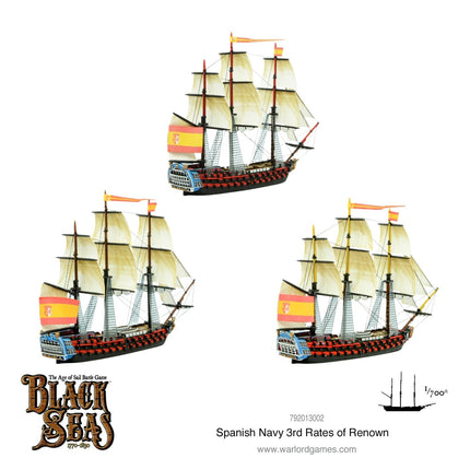 Spanish Navy 3rd Rates of Renown - Schiffe - Warlord Games - 792013002