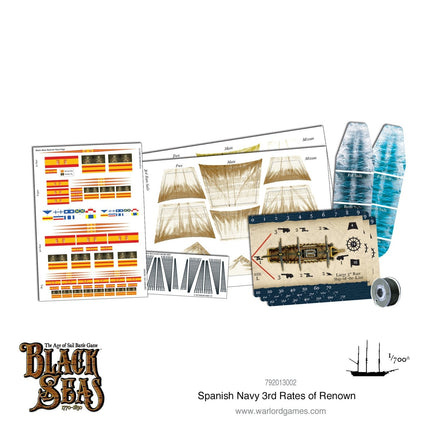 Spanish Navy 3rd Rates of Renown - Schiffe - Warlord Games - 792013002