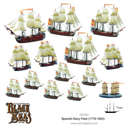 Spanish Navy Fleet (1770 - 1830) - Schiffe - Warlord Games - 792013001