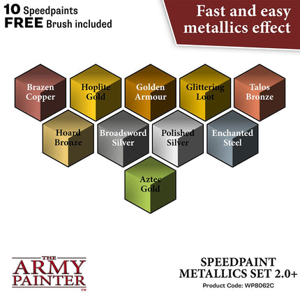 Speedpaint 2.0 Metallics Set - Zubehör - The Army Painter - WP8062