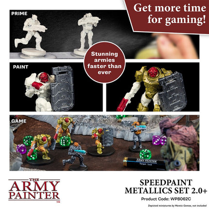 Speedpaint 2.0 Metallics Set - Zubehör - The Army Painter - WP8062