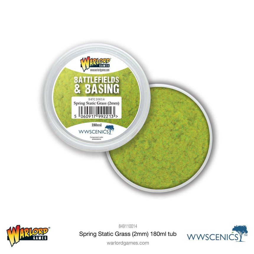 Spring 2mm Static Grass (180ml) - Zubehör - Warlord Games - 849110014