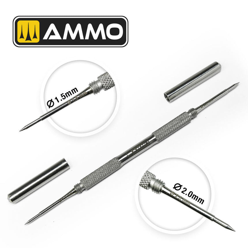 Standard Scriber - Gravierwerkzeug mit 2 Spitzen - AMMO by MIG Jimenez - A.MIG-8549